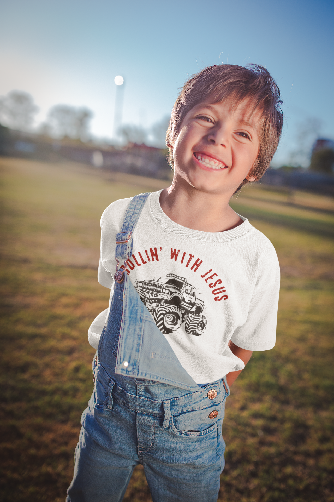 Rollin' with Jesus Toddler Shirt