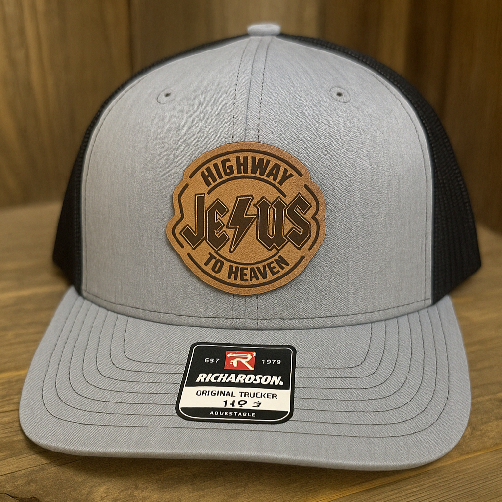 Highway to Heaven Leatherette Patch Hat – Richardson 112