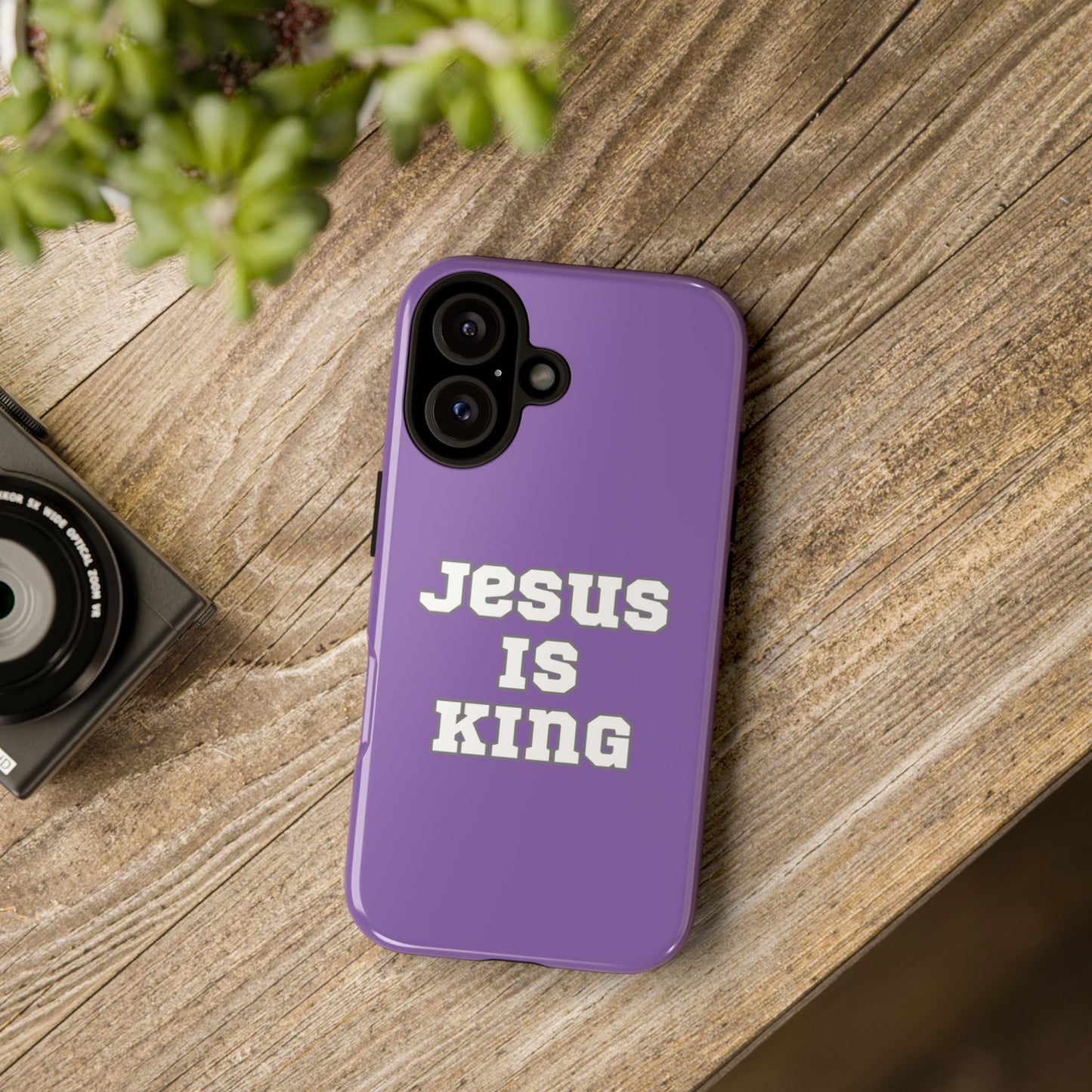 Jesus is King Phone Case